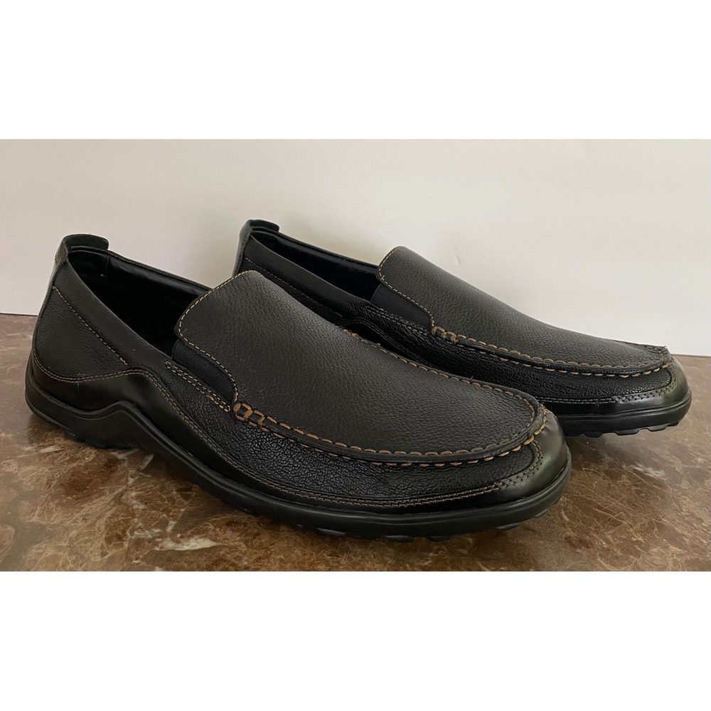 Cole Haan Mens Tucker Venetian Driver Loafers‎ Black Leather Slip On C03557 12 M
